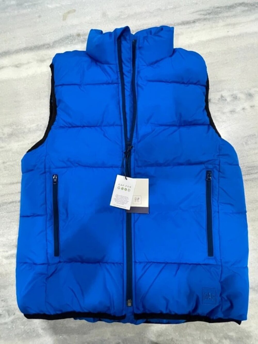 Gap Kids Boys Blue Puffer Vest XXL 14/16 NWT